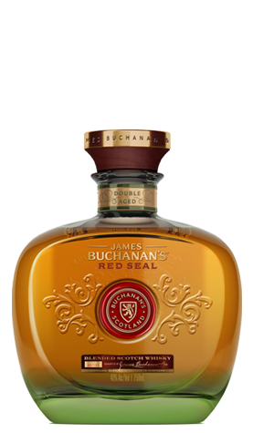 Bottle of Buchanan's 12 Red Seal Whisky